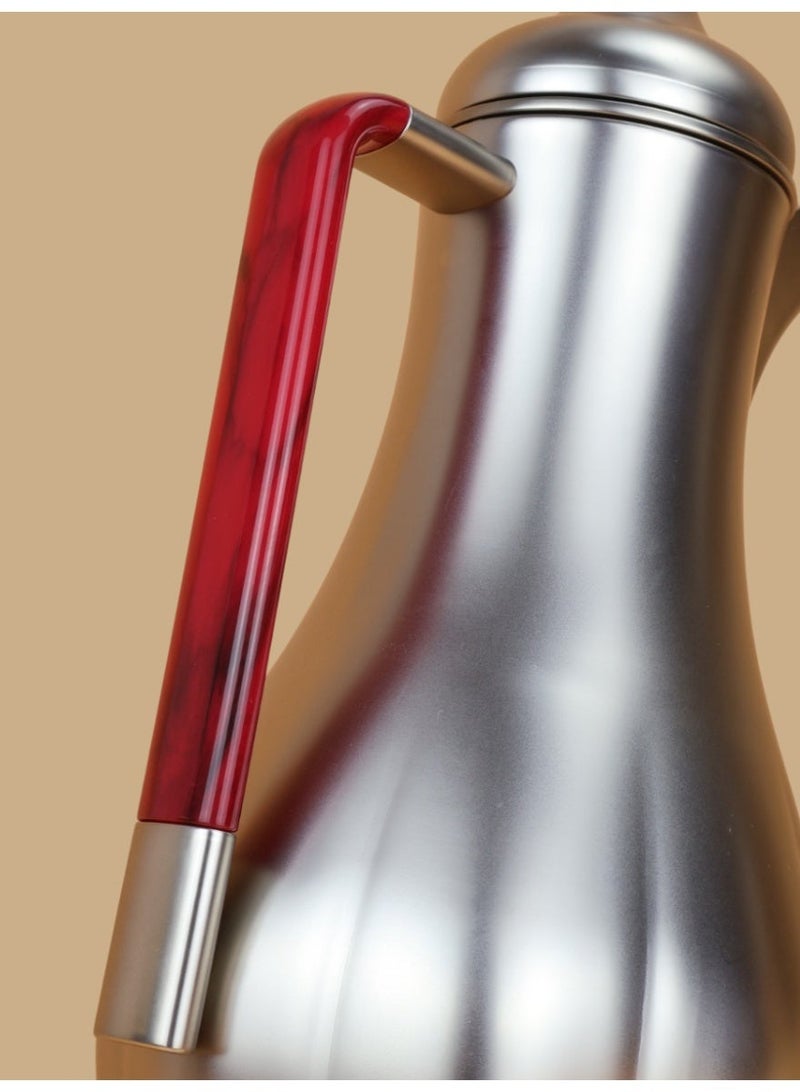 Raz طقم فاخر لقارورة القهوة والشاي - مصنوع من الفولاذ المقاوم للصدأ عالي الجودة بمقبض أنيق - Image 4